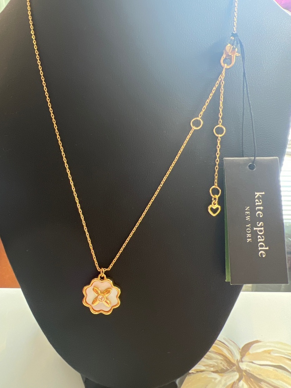 Kate Spade New York Heritage Bloom Pendant Necklace